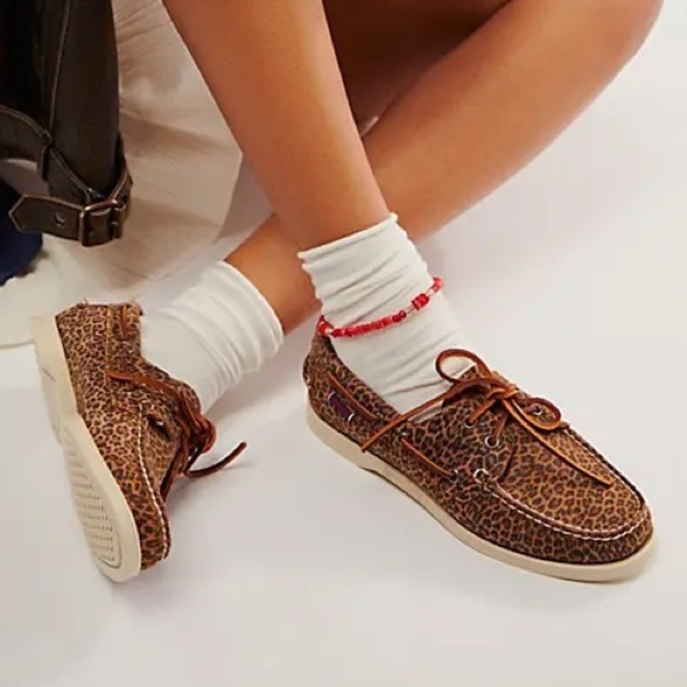 NWOT Free People Sebago Portland Boat Shoes Size 7.5 Women’s